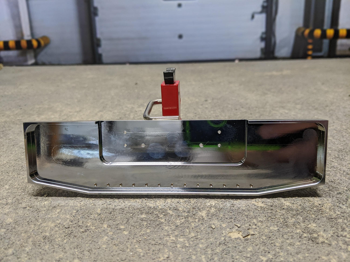 TS-1958 Chrome Tapered Drop Bumper