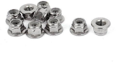 (10 pcs) 4mm Flanged Nylock (Wheel Nuts)